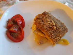 Janssons Frestelse mit Tomaten